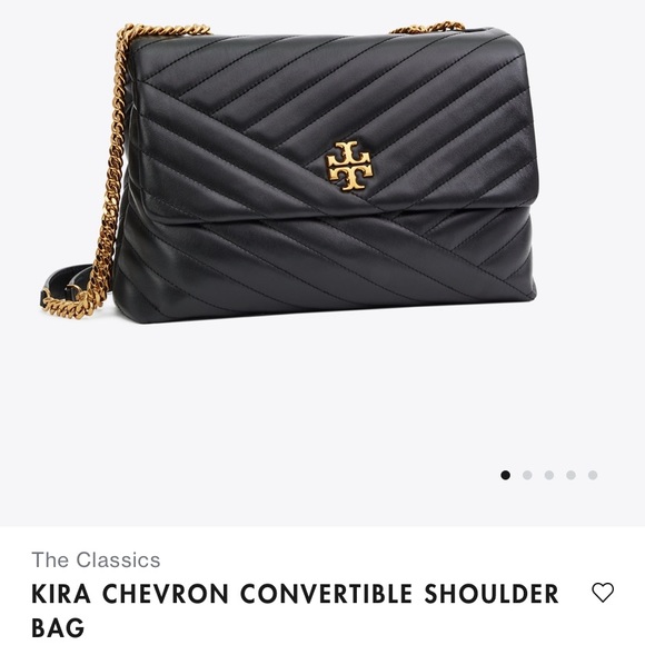 Tory Burch Handbags - KIRA CHEVRON CONVERTIBLE SHOULDER BAG